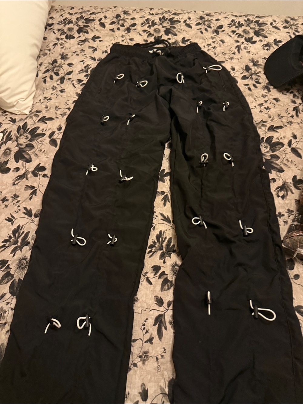 Black Men’s Utility Drawstring Pants